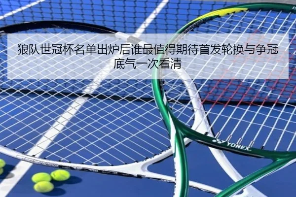 狼队世冠杯名单出炉后谁最值得期待首发轮换与争冠底气一次看清